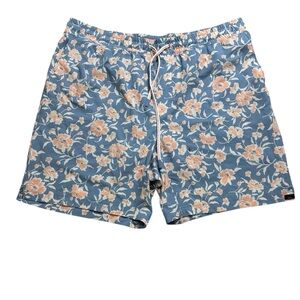 Faherty Shorelite Trunk River Waters Blossom Floral Print Men's XXL